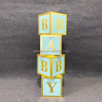 Wedding Events Supplies Party Decoration Supplies Baby Shower Pink  Boxes Props Baby Shower Box Birthday Party Decoration