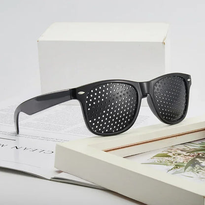 Sunglasses Women  Perforated Sunglasses Men Small Aperture Plastic Glasses Pinhole  Porous Lunettes De Soleil نظارات شمسية