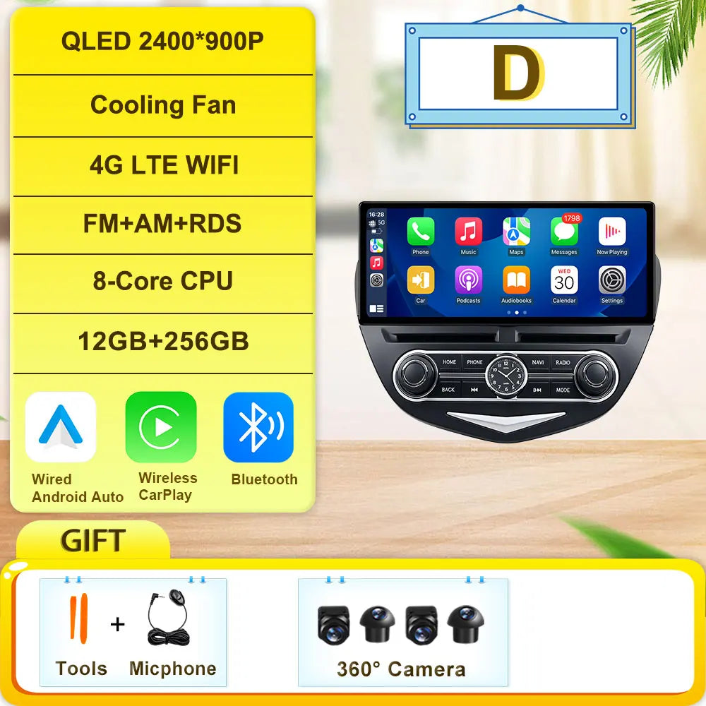 GPS Navigation Android 16 Car Radio For Chevrolet Trax 2012-2014 Head Unit Screen Multimedia Video Player Auto Stereo Carplay