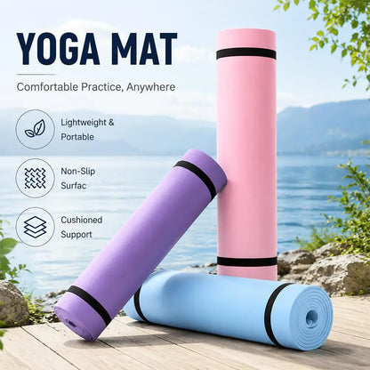 Thick EVA Yoga Mats Anti-slip Sport Fitness Mat Blanket For Exercise Yoga And Pilates Gymnastics Mat Fitness Equipment