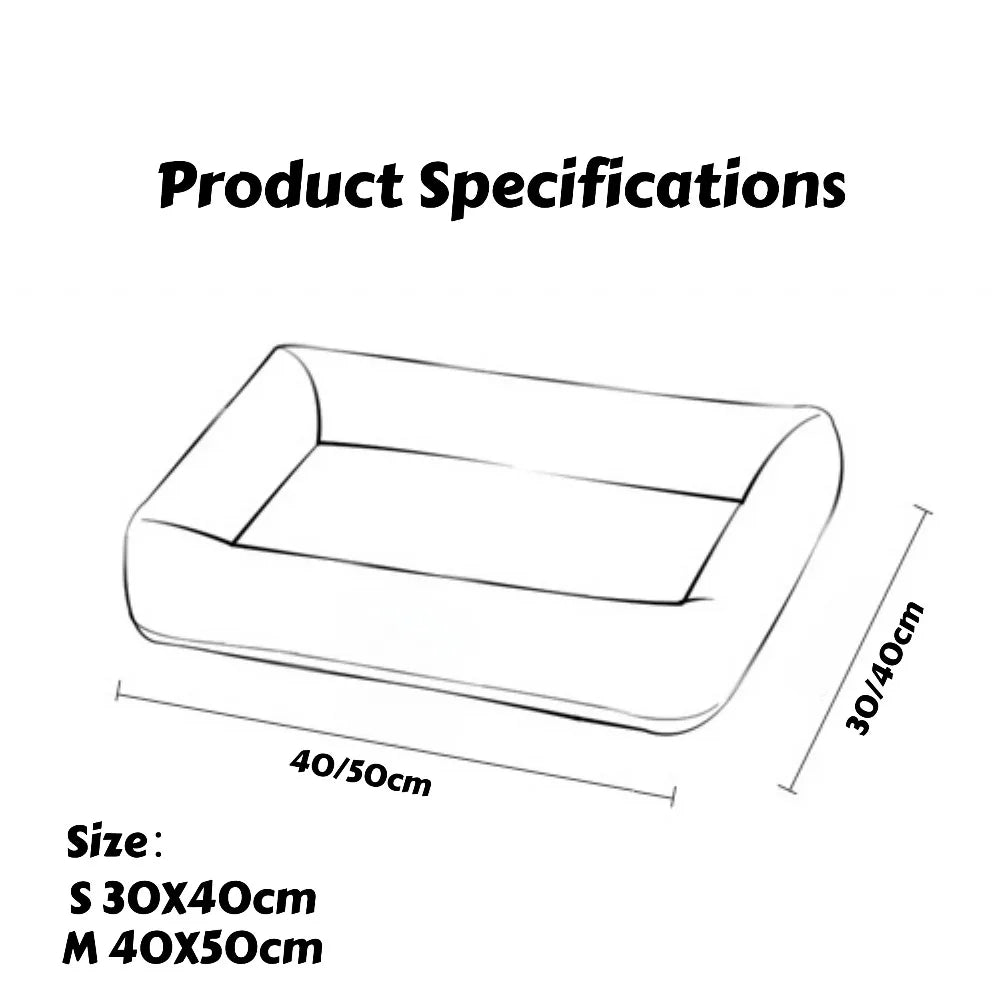 Cooling Fabric Pet Bed for All Seasons: Breathable Mat for Dogs & Cats, Removable Washable Summer Cooler & Year-Round Cushion