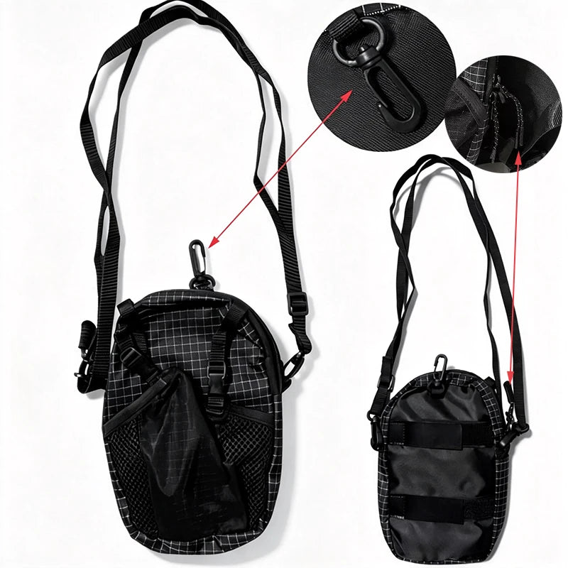 Backpack Shoulder Strap Attachment Bag Smartphone Pouch Waterproof Strap Pack for Sports Hiking Camping Lightweight