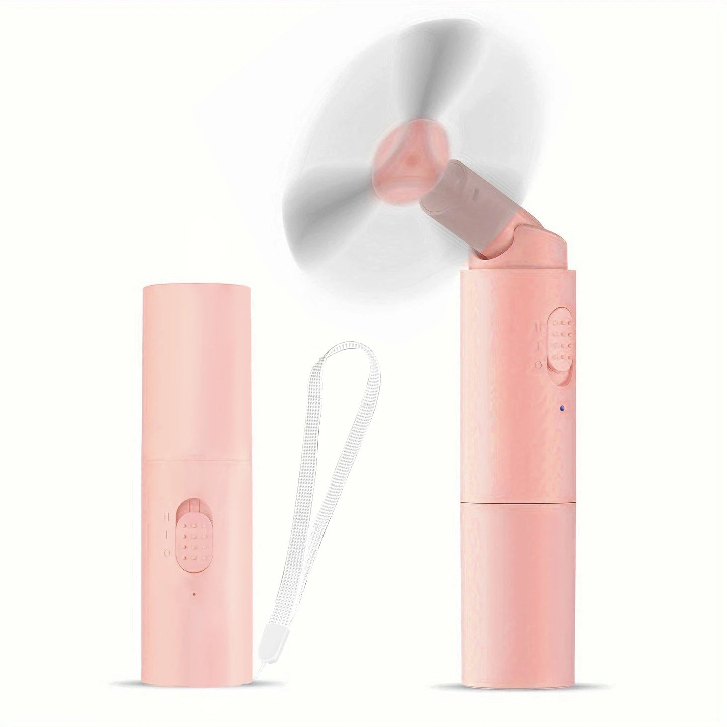 Portable mini fan, USB charging small fan, foldable outdoor portable fan, suitable for office, travel, camping, and outdoor use