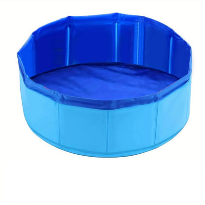Pet Play Pool, Blue, Outdoor Leisure and Entertainment Pet Toys, Cat and Dog Water Pool, Cat Training Props
