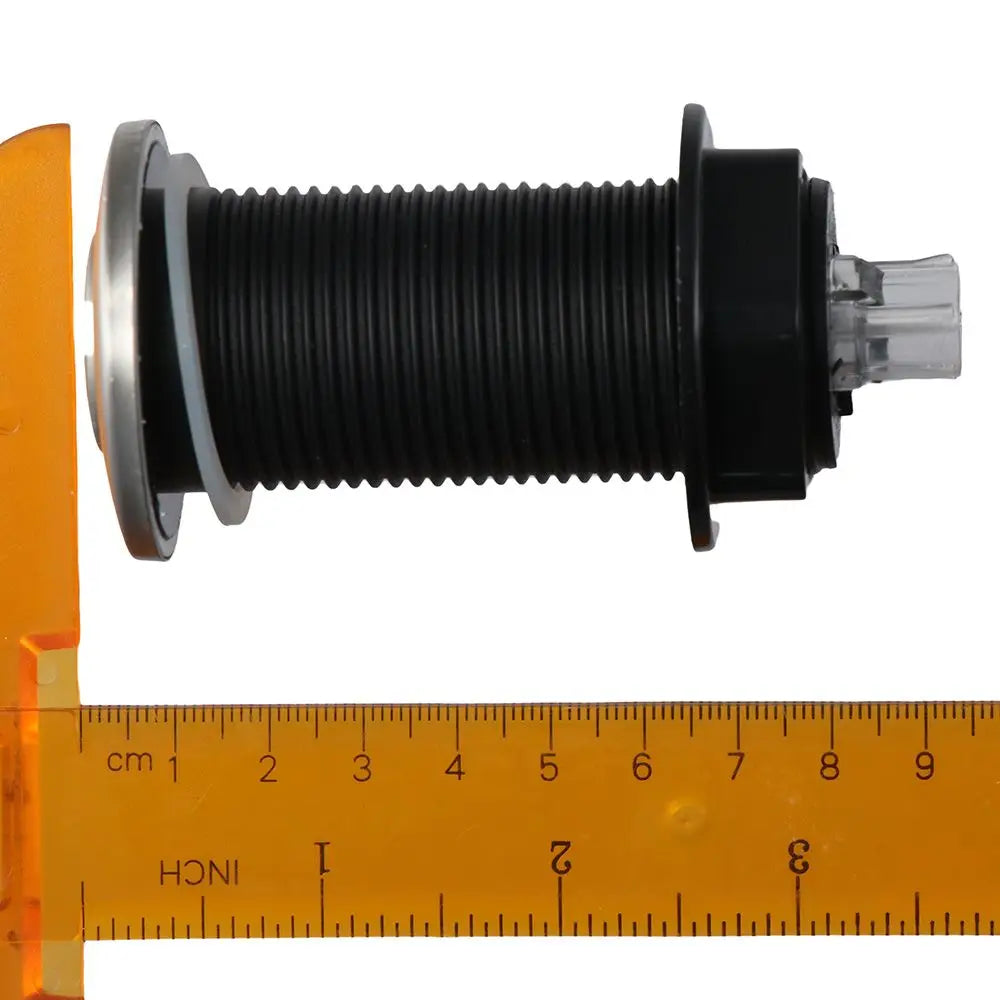 Kitchen Garbage Disposer Extended Air Switch Stainless Steel Button Pneumatic Switch Jacuzzi Starter Accessories with Air Hose