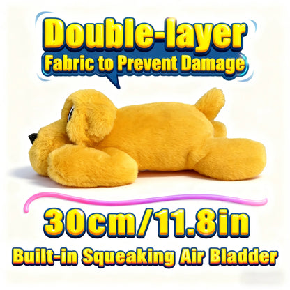 Interactive Soothing Plush Toy for Pets: Double-Layered, Tear-Resistant, Washable, Sound-Making Chew Companion Toy, Suitable for All Dogs and Cats