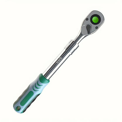 90-tooth quick ratchet wrench, telescopic socket ratchet wrench suitable for automobile, bicycle and other maintenance tools