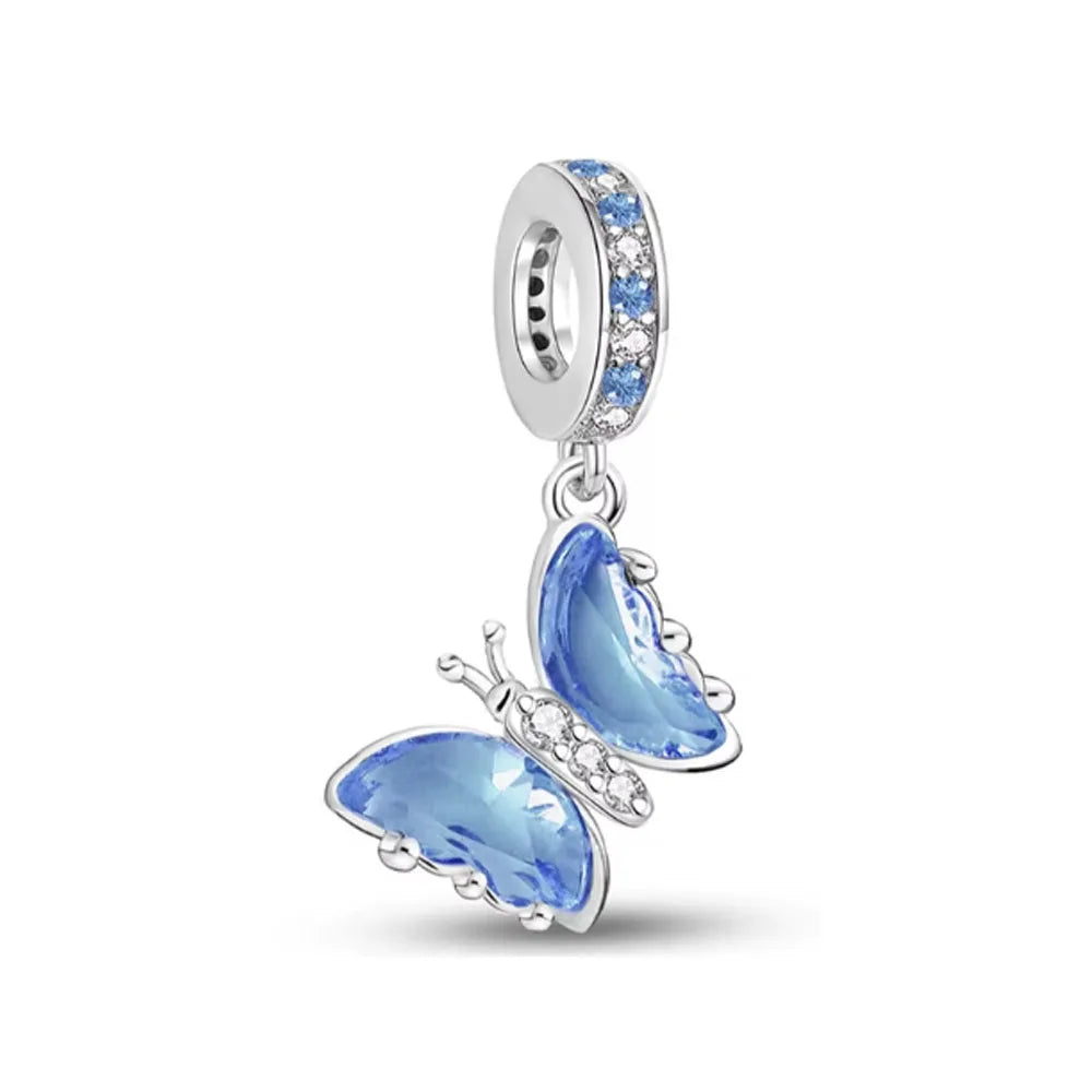 Blue Ocean Turtle Octopus Ship Talisman 925 Silver Beads, Suitable for Original Bracelets DIY Jewelry Women's Accessories Gifts