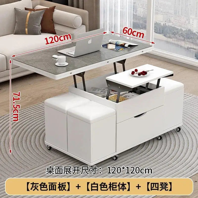 Design Black Dining Table Multifunction Storage Legs Luxury Dining Table Living Room Vase Mesa Plegable Portatil Furnitures