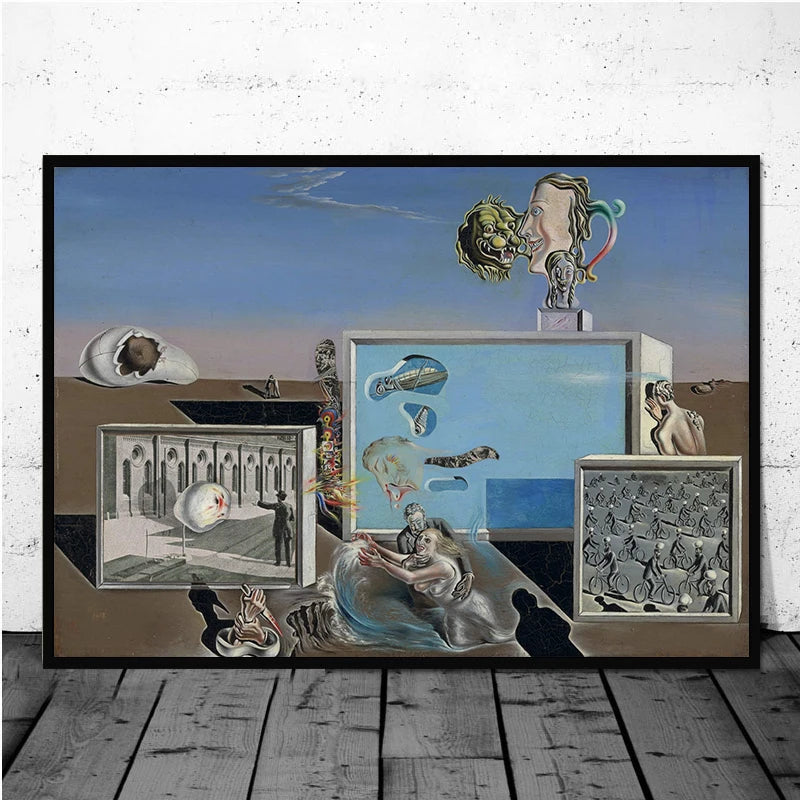 Surrealism Canvas Paintings By Salvador Dali Famous Wall Art Posters and Prints Wall Pictures for Living Room Home Decor