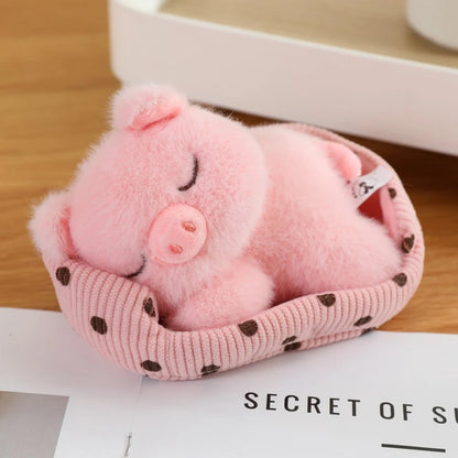 Sleeping Animals in Pet Pad Doll Toy Mini Kitten in Pet Pad Kawaii Toys For Office Desk Car Hand Toy Gift for Kids Boys Girls