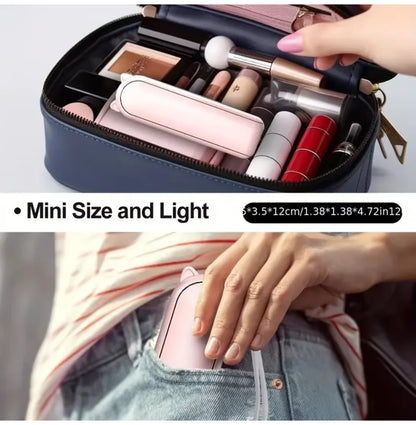 Portable Mini Fan, USB Rechargeable, 3-speed Adjustable, Foldable Handheld Fan, Suitable for Women, Travel, Outdoor Use