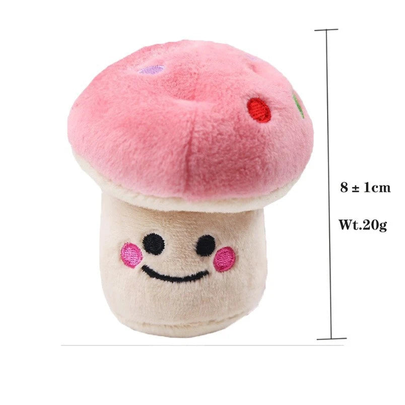 Dog Squeaky Toys Plush Animal Fruit Food Toy Durable Chew Interactive Toys Small Medium Dogs Cats Puppy Pet Supplies