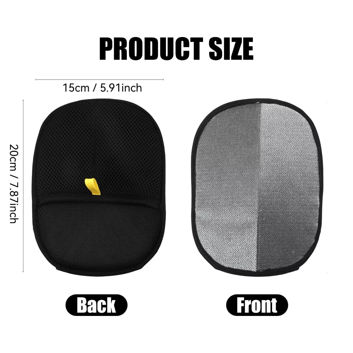 Pet Hair Removal Tool Reusable Static Removal Gloves, Double-Sided Grooming Gloves for Pets, Removes Pet Fur Hair for Carpets