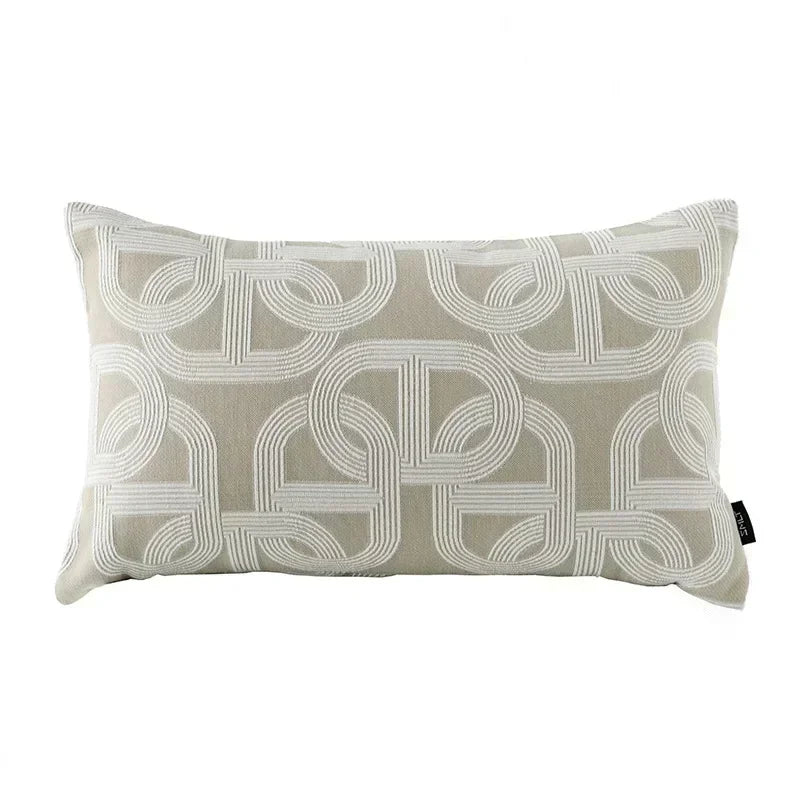 High End Luxury Geometric Jacquard Cushion Cover Modern Premium Pillow Covers Decorative 45x45/50x50cm Home Decor Designer