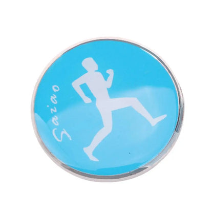 1Pc Soccer Flip Coin Double Face Sports Football Pattern Pick Edge Referee Side Toss Coin for Kids Adults