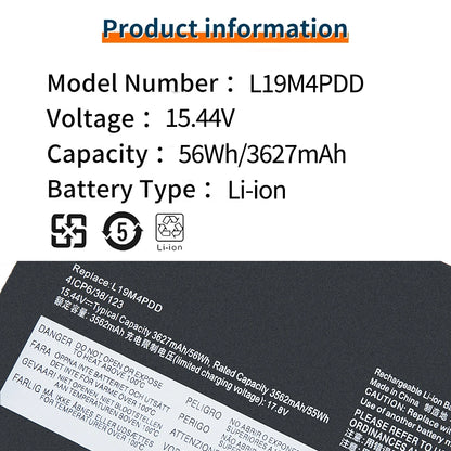BVBH L19M4PDD Genuine 5B10Z37621 Laptop Battery for Lenovo ThinkBook 13S, 14S, G2, ITL Series G2-20V9000LAU, G2-20VA0002AU