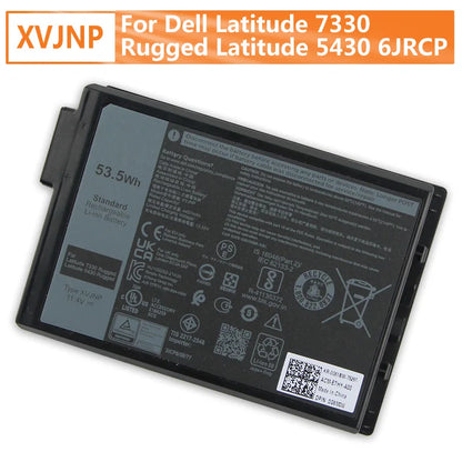 Replacement Battery XVJNP For Dell Latitude 7330 Rugged Latitude 5430 6JRCP With Tool 4457mAh