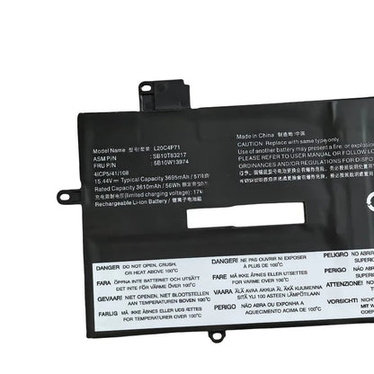 Upgrade L20C4P71 3695mah 15.77V Laptop Li-ion Battery for Lenovo ThinkPad X1 Carbon Gen 9 10 X1 Yoga 6th 7th GEN 6 7 Series