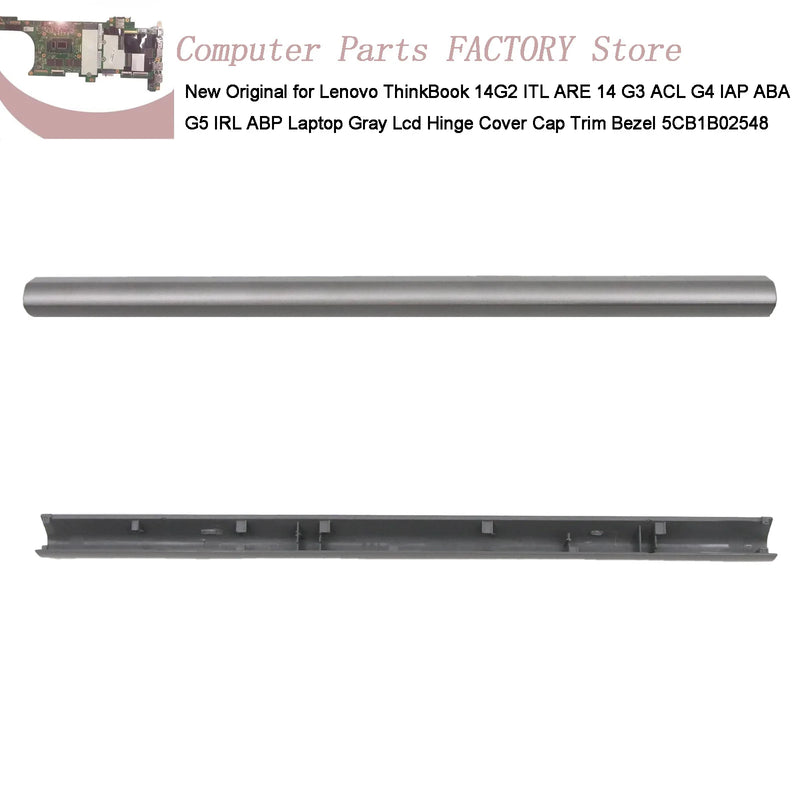 Original for Lenovo ThinkBook 14 G2 ITL ARE G3 ACL G4 IAP ABA G5 IRL ABP Laptop Gray Lcd Hinge Cover Cap Trim Bezel 5CB1B02548