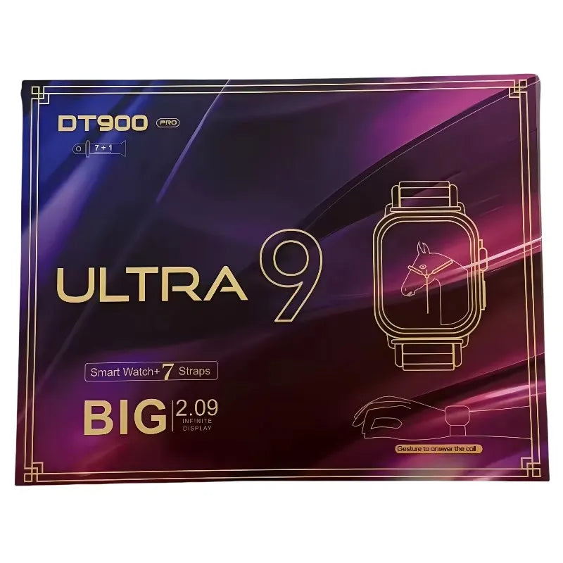 7 Watch Straps New Watch10 Ultra 3 Smartwatch 2.2HD Amoled Circular Screen ECG Monitoring Reloj Inteligente Wristwatch