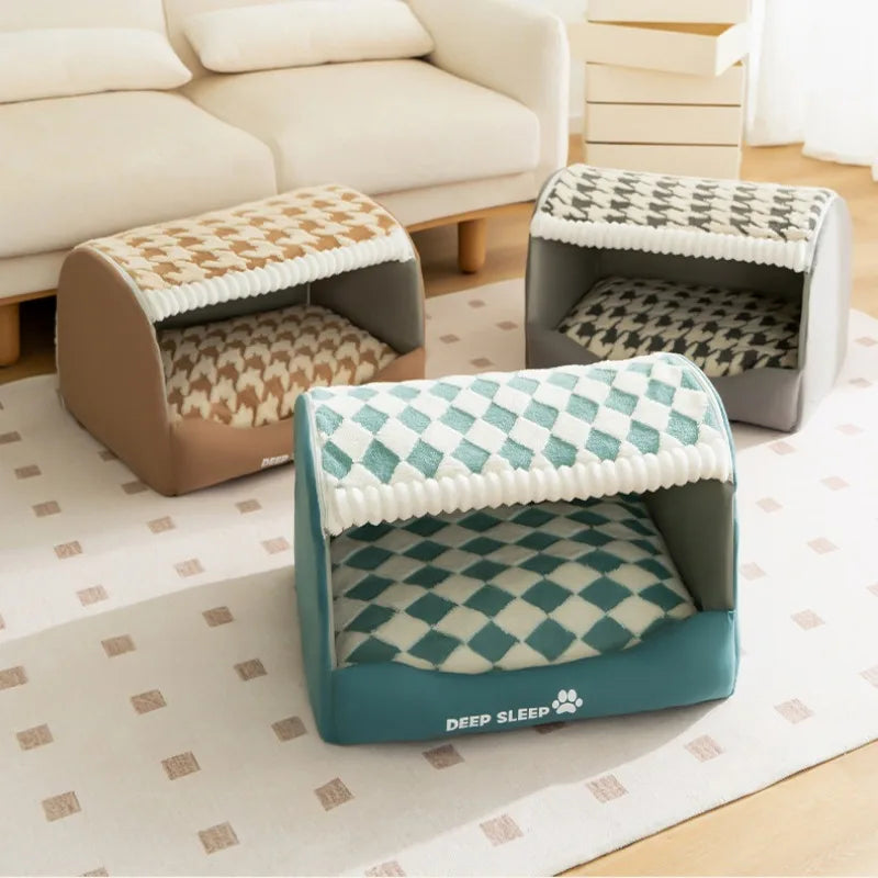 Moisture-proof Indoor Dog House Soft and Comfortable Large Space Warm Cat Dogs Kennel Deep Sleep Pet Products Supplies