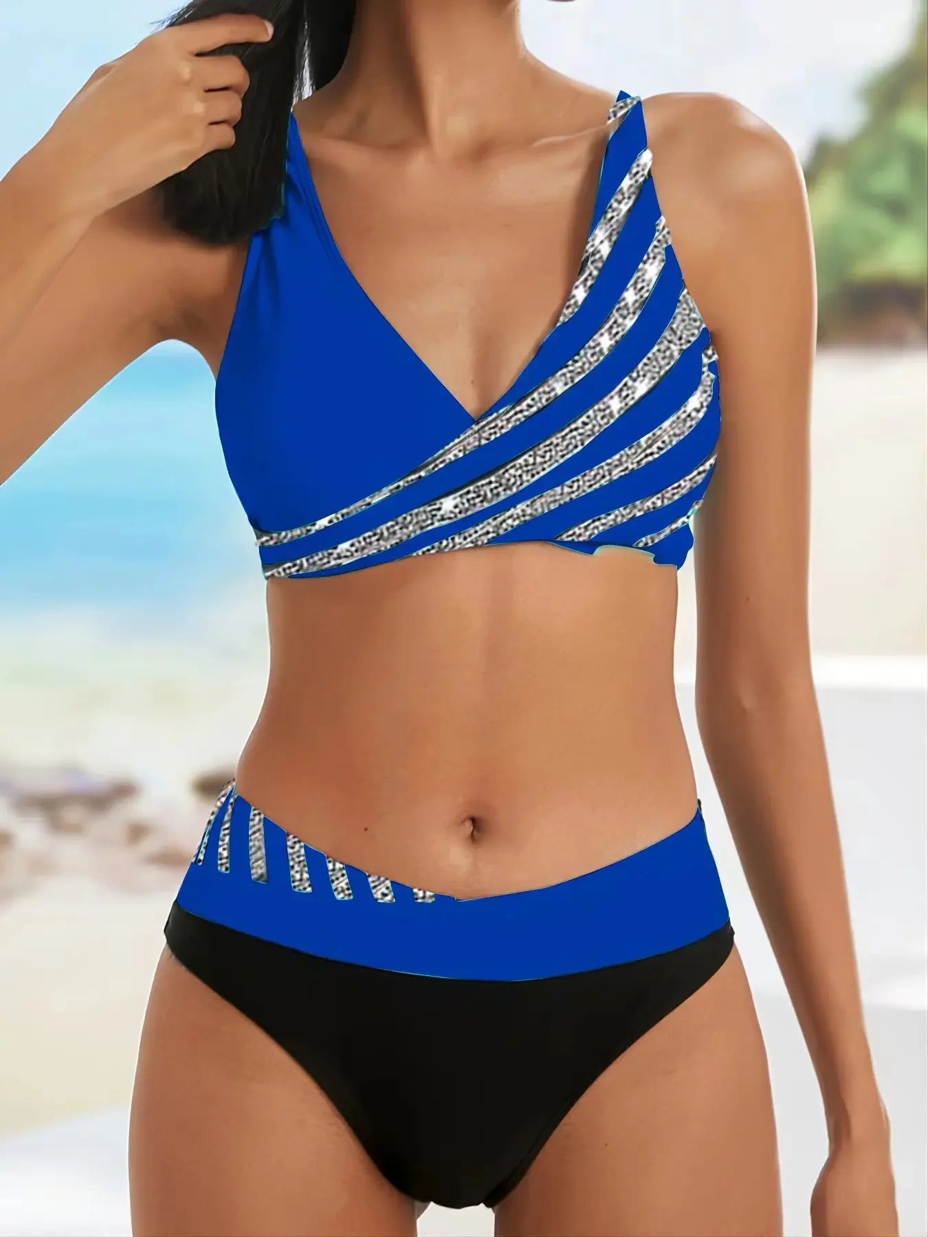 New White Push Up Bikini Micro Striped Swimsuit Women Plus Size Swimwear Sexy Two Piece Set Biquine Brasileiro Bathing Suit XXXL
