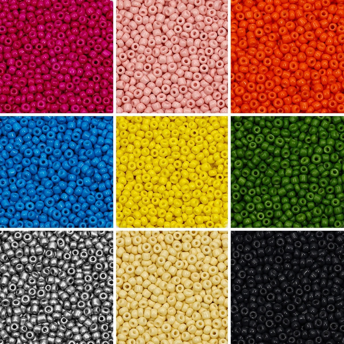 1000/500pcs 3/4mm Glass Seed Beads DIY Accessories Jewellery Making Materials Supplies Pony Bead For Craft Bracelets Jewelry