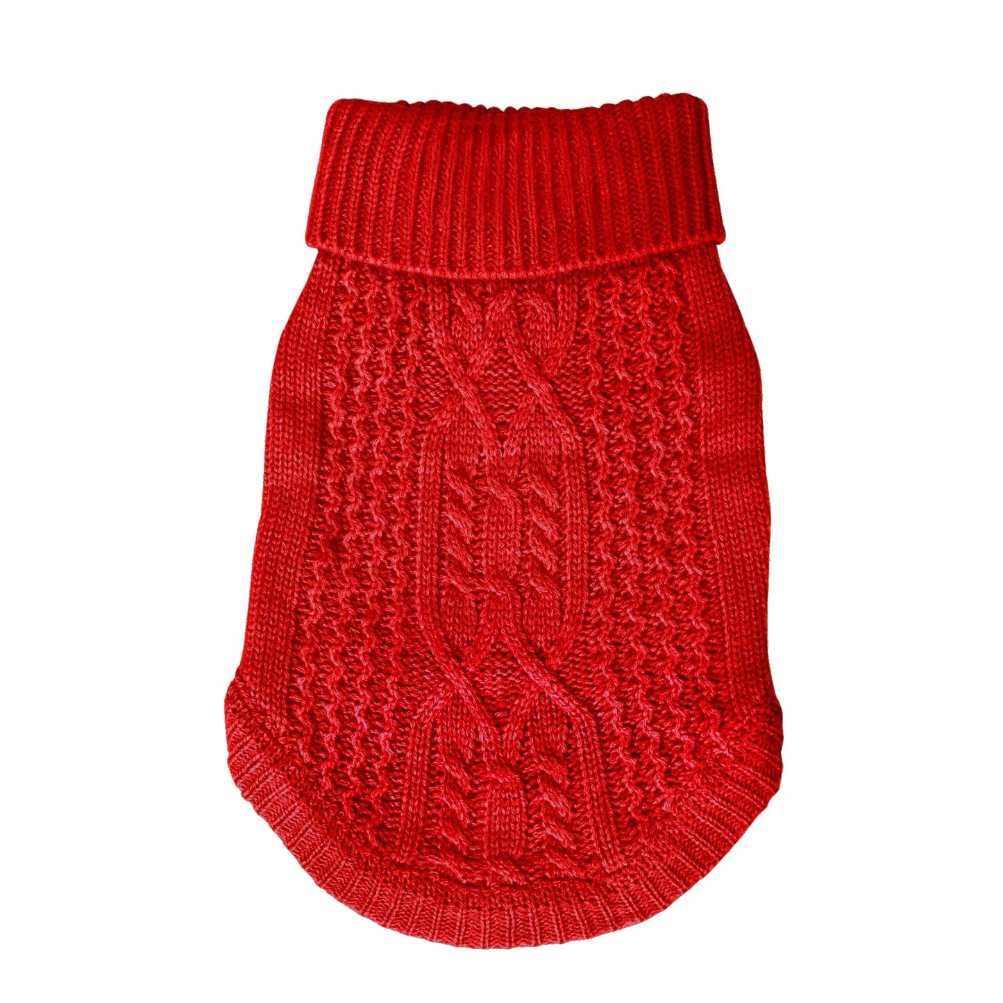 New Pet Small Pet Dog Clothes Sweater Fashion Autumn Winter Solid Fried Dough Twists Knitting Warm Comfort Clothing