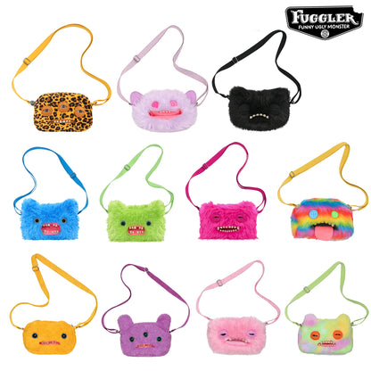 Fugglers Ugly Teeth Monster Bag Crossbody Cute Plush Wallet Plush Bag Fuggs Crossbody Bag with Shoulder Strap Animal Plushies