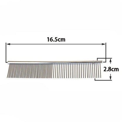 Puppy Grooming Comb Groomer For Dog stainless steel Groomer Pets Combs Hairbrush Cat Dog Grooming Combs Dog Hair Care
