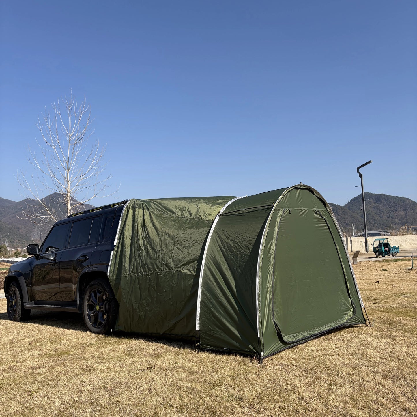 SUV Tent,2 Person Car Tent for Family, Waterproof & Windproof for Car Camping, Camping Tents with Storage Bag, SUV, Van,