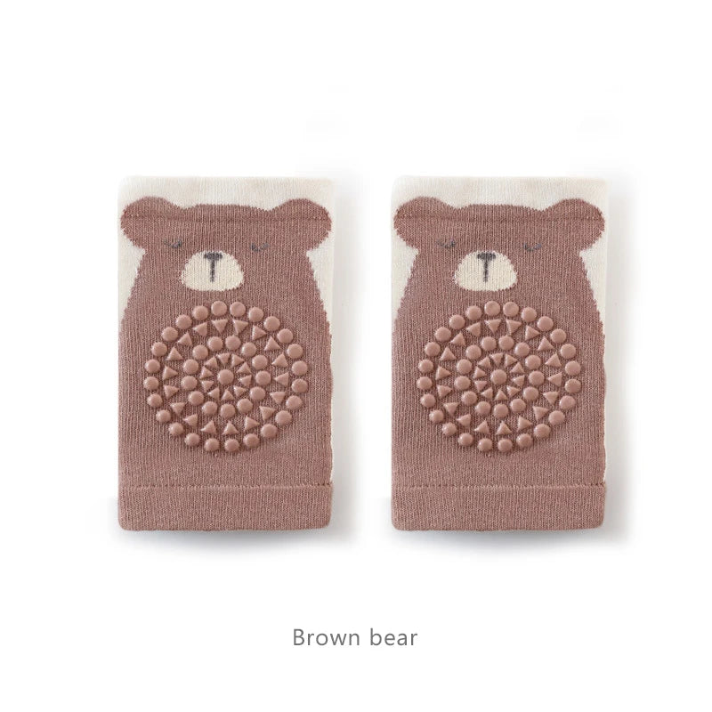 New Arrival Baby Knee Pads Summer Thin Cartoon Kids Knee Pads Protective Newborn Knee Pads Crawling Anti-Slip Knee Pads For Baby