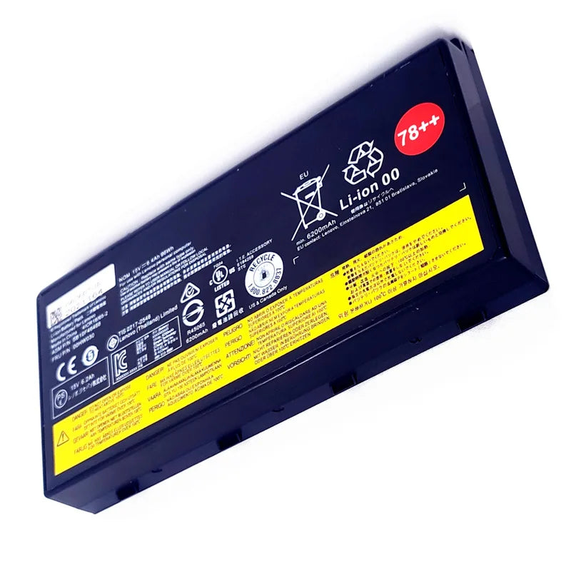 New 00HW030 01AV451 SB10F46468 Laptop Battery for Lenovo ThinkPad P70 P71 P72 20ER003QGE 20HK0003GE 15V 6200mAh 96Wh Bateria