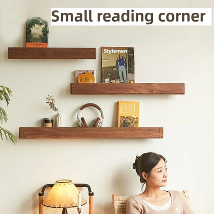 Living Room Wooden Wall Shelves Mount Storage Organization Magazines Wall Shelves Bedroom Walls Shelf Racks Home Decorations