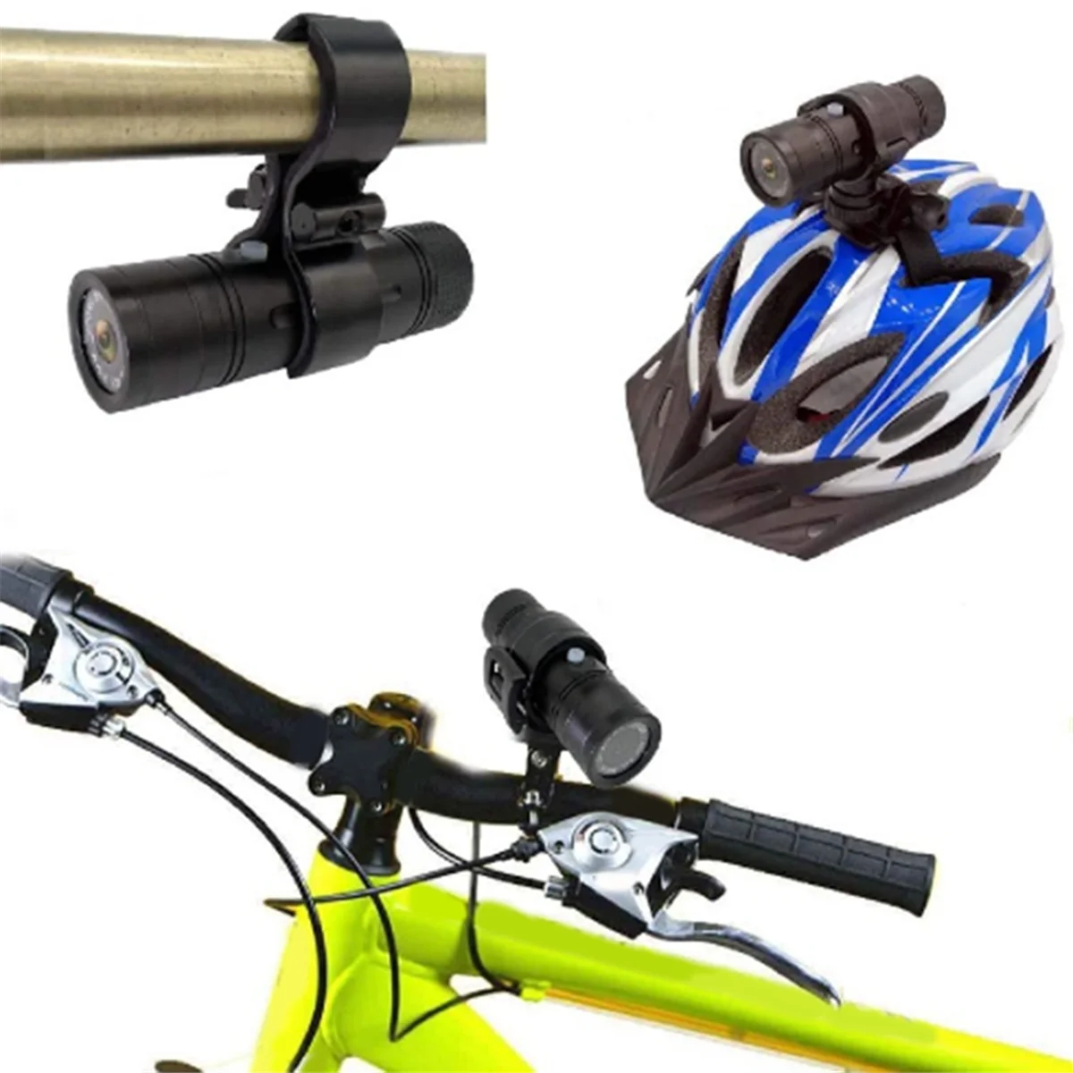 New Compact Outdoor Action Camera for Extreme Sports - Helmet Cam for Biking, Cam Driving Recorder with Wide Angle Lens