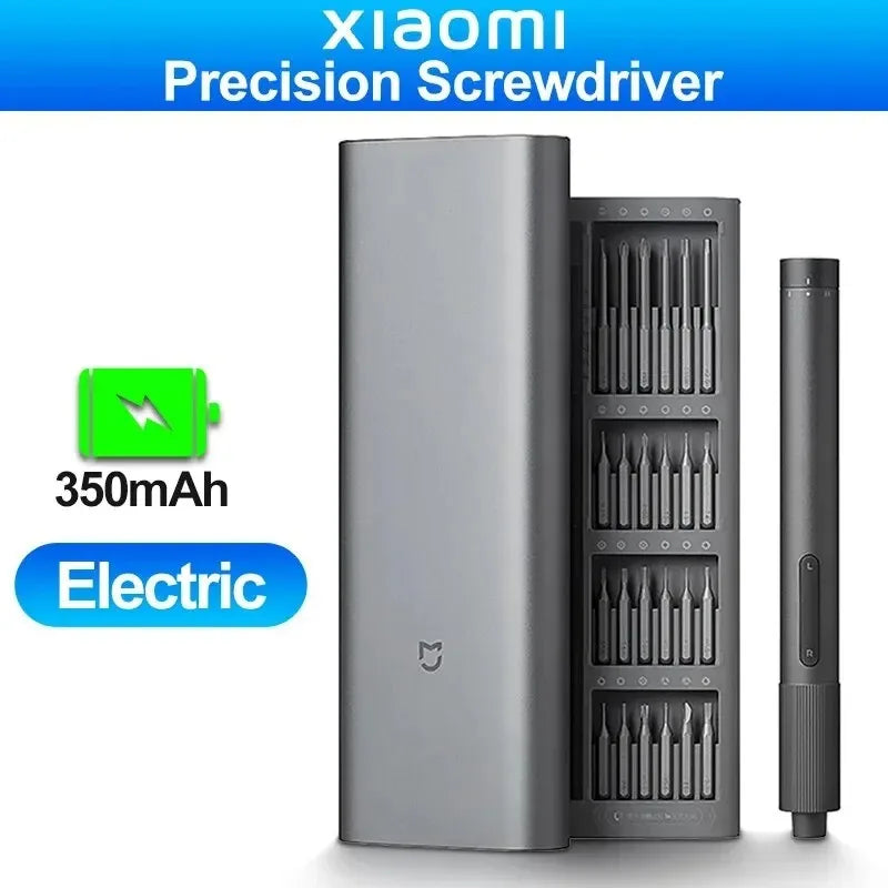 NEW MIJIA Electric Precision Screwdriver Magnetic Kit with 24 PCS Screw Heads Power Tools Sets for Smart Home PC Phone Repair