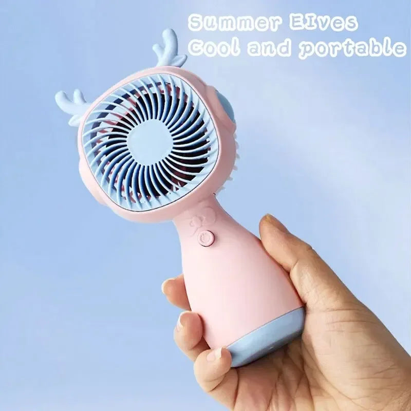 Mini Portable Fan Handheld Electric Fan for Home Outdoor Travel Camping Air Cooler Handheld Small Pocket Portable small Fan 1pcs