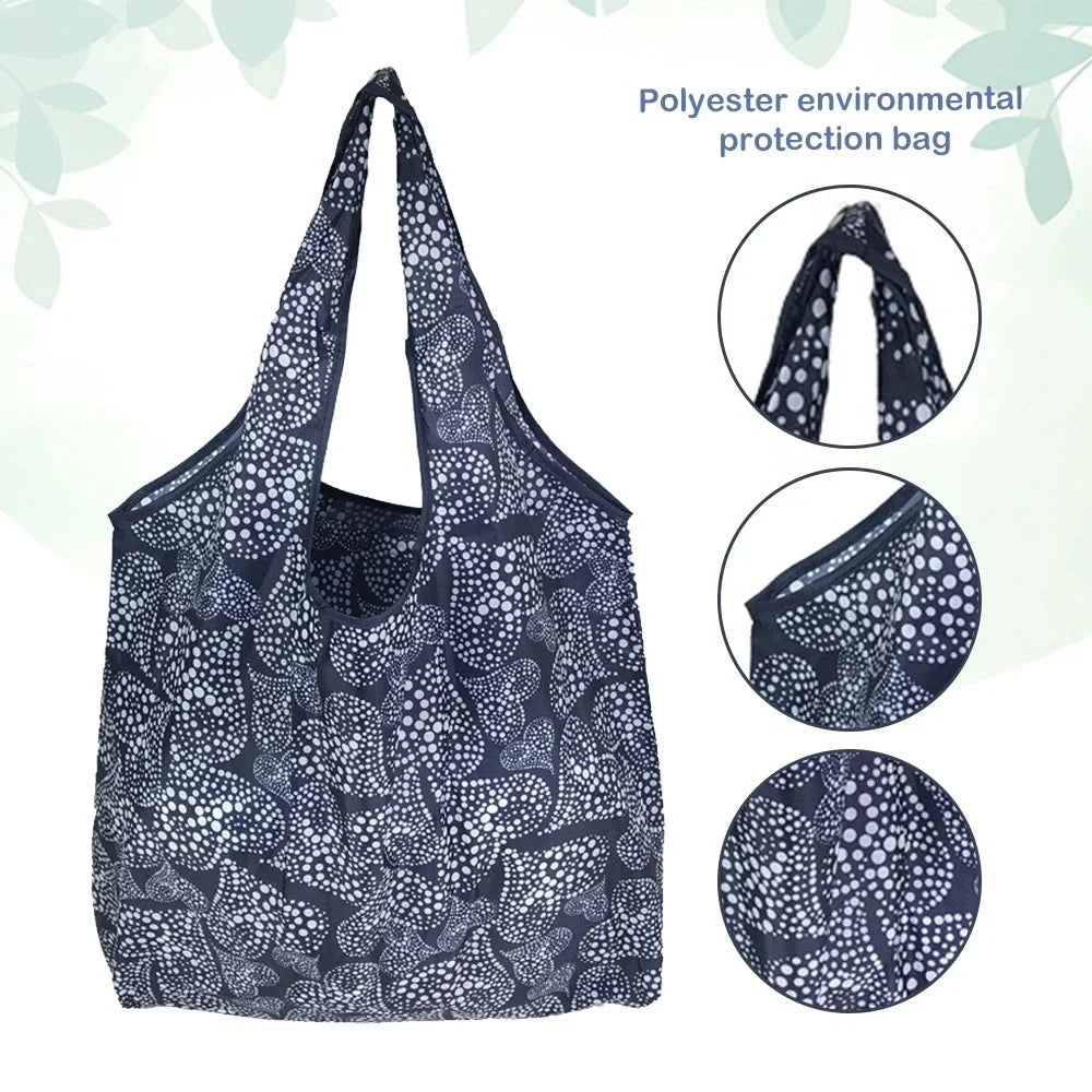 Large Shopping Bag Reusable Eco Bag Package Waterproof Beach Toy Storage Bags Foldable Heavy Duty Grocery Pouch Tote Pouch сумка