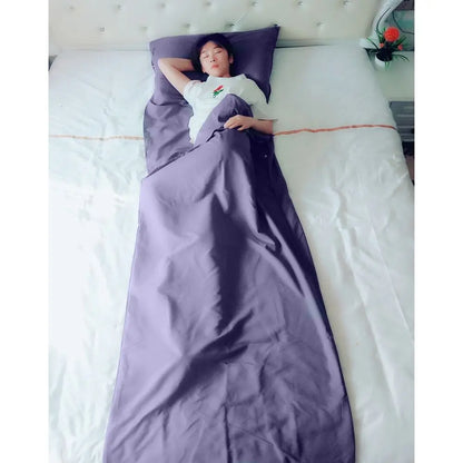 Ultralight Ultralight Sleeping Bag 75*210cm Lightweight Envelope Bedding Colorful Cotton Travel Sleep Liner Sheet