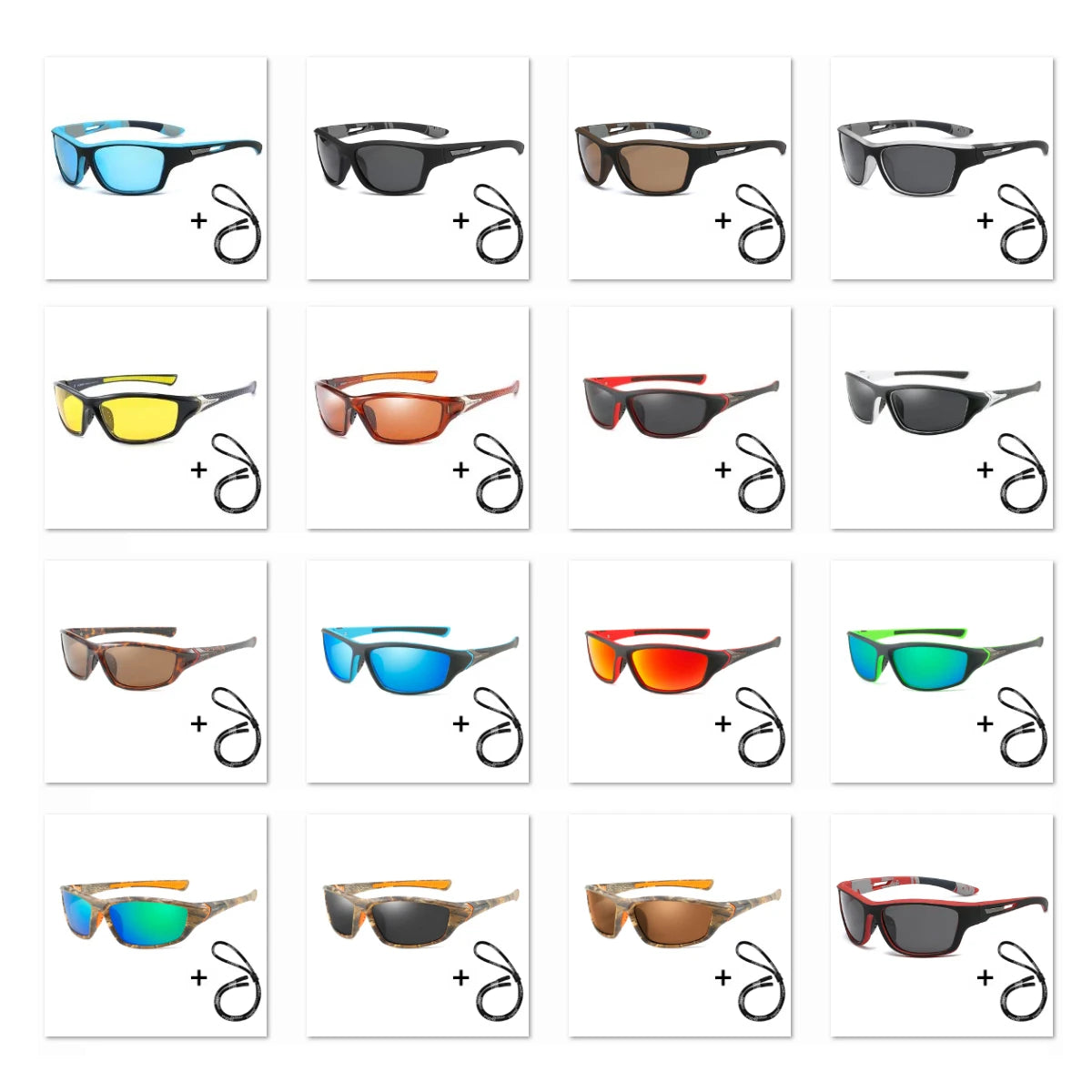 High Definition Polarized Sunglasses for Men Women Outdoor Sport Fishing Sun Glasses UV400 Protection Driving Eyeglasses
