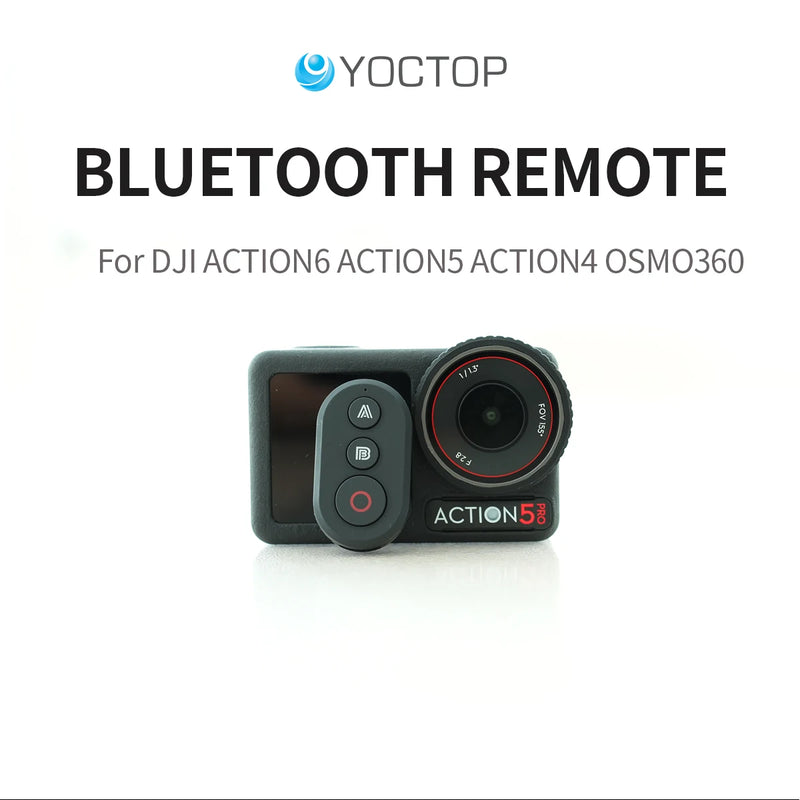 Suitable for DJI  Action 6 remote control Action5 Pro/4 Osmo 360 wireless Bluetooth remote control DJI camera accessories