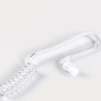 Earphone Transparent Coil Acoustic Air Tube Earplug for Two-Way Radio Walkie Talkie Earpiece Headset Accessories