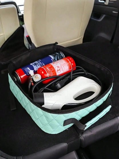 Large Car Trunk Organizer, Waterproof & Wear-resistant, For EV Chargers, Cables, Tools & Camping Gear, Car Interior Accessory