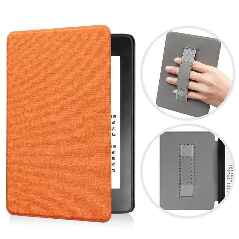 Handle Case for Kindle 2022 Paperwhite 5 4 3 Magnetic Cover 2021 8th 10th 11th Generation 6 6.8 Inch Hand Strap Protective Shell