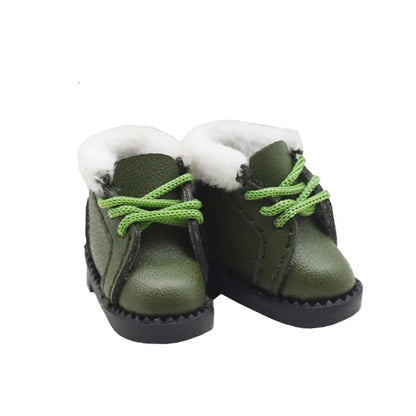 Doll Accessory Toy For 1/6 Blythes OB22 ob24 Dolls Doll Winter Boots Shoes Accessories Doll Clothes Accessories Mini Doll Shoes