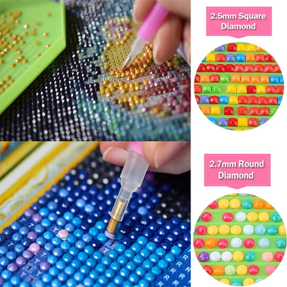 DIY Diamond Painting New 2024 Cross stitch Girl and Dog Mosaic Rhinestone Embroidery Kit Home Wall Decor Gift