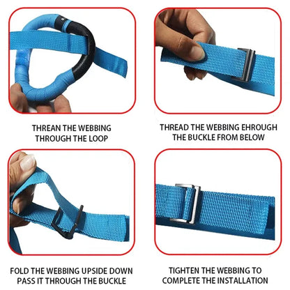 Multi-Function Wall Mounted  Adjustable Fitness Rings Indoor Home Gym Equipment for Pull Ups Dips Stretching & Body Strength