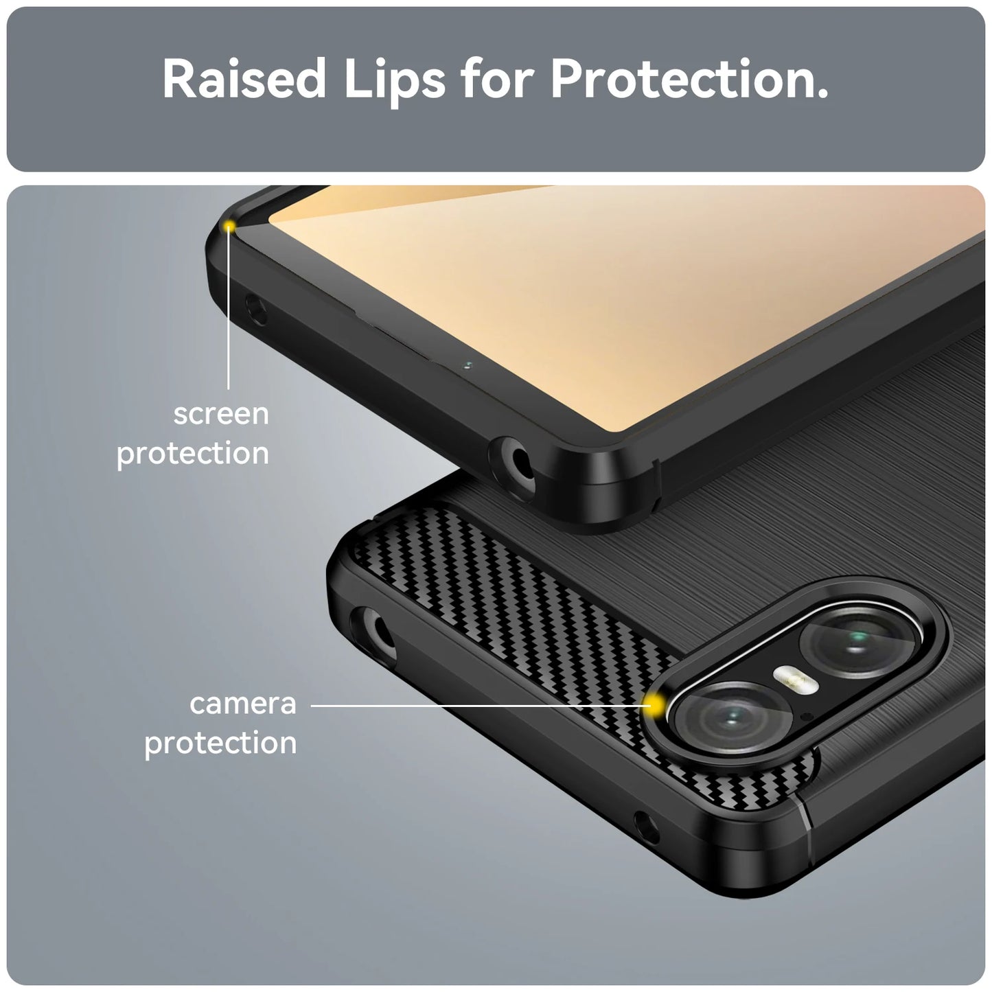For Sony Xperia 10 VI Case For Sony Xperia 10 VI Cover Funda Coque Capa Soft Silicone Phone Bumper For Sony Xperia 10 VI