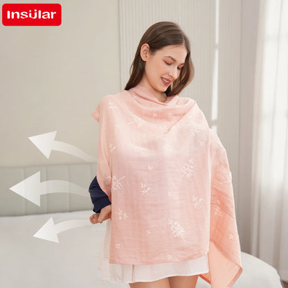 Women Breastfeeding Towel Insular Baby Blanket Cover Pregnant Prevent Exposure Scarf Bamboo Cotton Shawl Stroller Nursing Cover